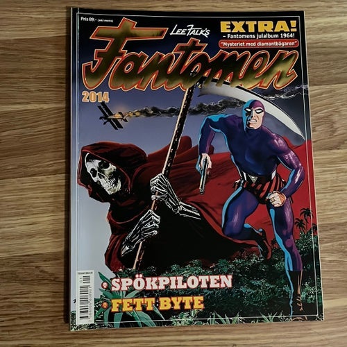 Fantomens julalbum 2014 "Mysteriet med diamantbägaren" av Lee Falk