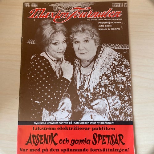 Maxim Journalen Nr 2 1984/85 Fyrttiotredje årgången