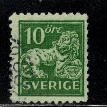 F 144C Cx 10 öre lejon grön katv 900:-
