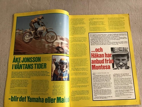 Allt om Mc Nr 2 1976 Honda CR 125,Åke till MAICO CROSS,Yamaha TT,Pentti Korhonen