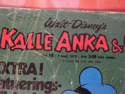 KALLE ANKA, NR 18 - 1975, TIDNING