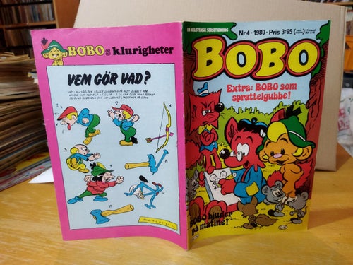 Bobo 1980 nr 4 Carina Karlsson Susanne Sten Magnus Kindberg Tommy Åström