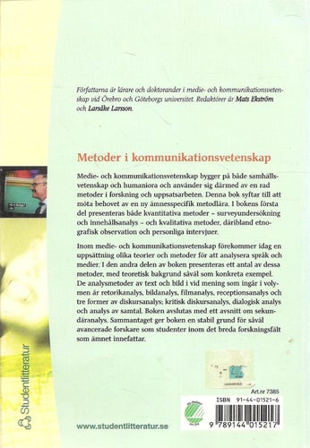 Metoder i kommunikationsvetenskap