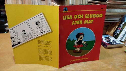 Lisa och Sluggo äter mat nr 1 av Ernie Bushmiller, Very FIne plus