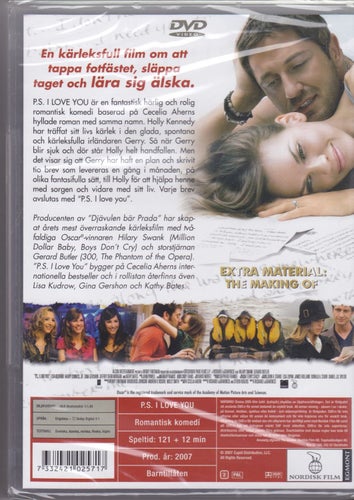 DVD / P.S. I Love You / Hilary Swank, Gerard Butler / Ny & Inplastad