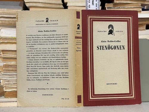 Stenögonen av Alain Robbe-Grillet. Bok. Very good plus