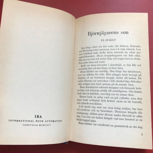 BJÖRNJÄGARENS SON / ÖKNENS ANDE Karl May 1966