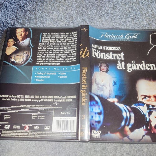 Fönstret åt gården (av Alfred Hitchcock med James Stewart, Grace Kelly)