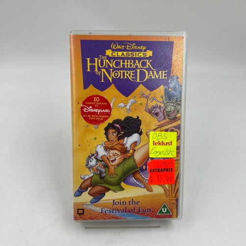 The Hunchback of Notre Dame VHS
