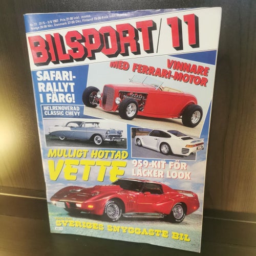 Bilsport 11, 1987