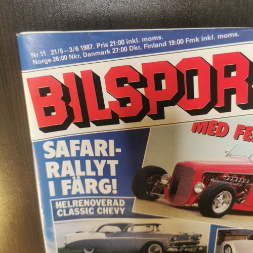 Bilsport 11, 1987