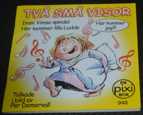 Pixibok Två små visor Imse vimse spindel & Här kommer lilla Ludde