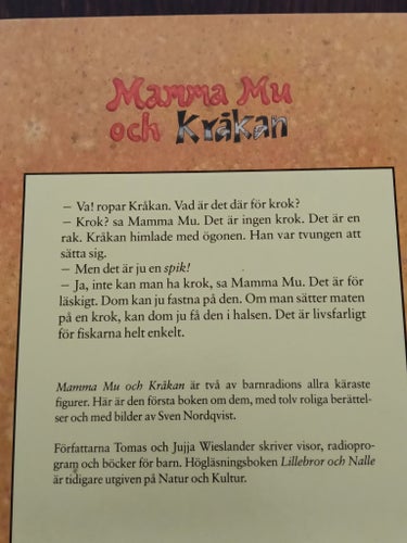 Mamma Mu och Kråkan av Jujja och Tomas Wieslander, 1991