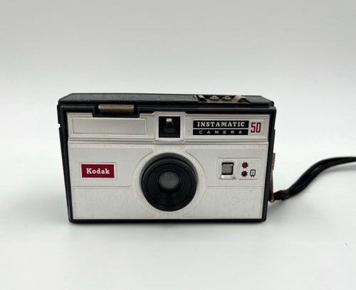 Vintage Kodak Instamatic 50 Kamera med Blixt