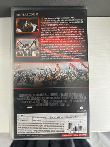 King Arthur VHS