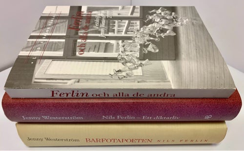 "Nils Ferlin" 3 st böcker om Ferlin av Jenny Westerström