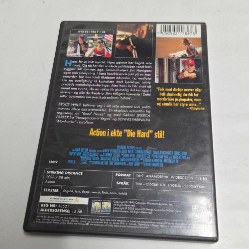 Striking distance, Tysk DVD