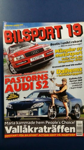 Bilsport nr 19 2005: Honda NSX, Opel Vectra 2,8 V6 Turbo, Audi S2