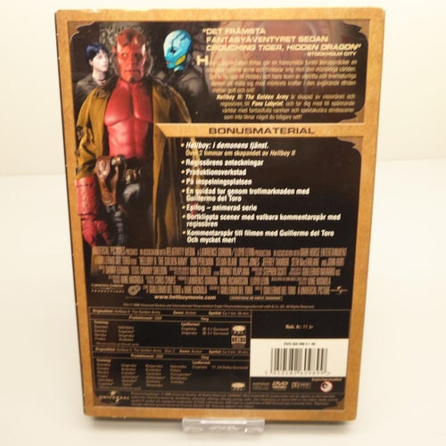 Hellboy II The golden army - Region 2, DVD-film, Svensk text, Fint skick
