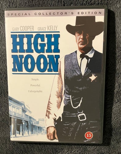 High Noon / Sheriffen (Gary Cooper) - DVD - Region 2 (Svensk textning)