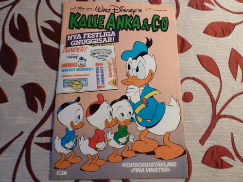 KALLE ANKA & C:O NR07, 10/02/1986,