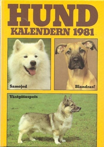 Hund kalendern 1981