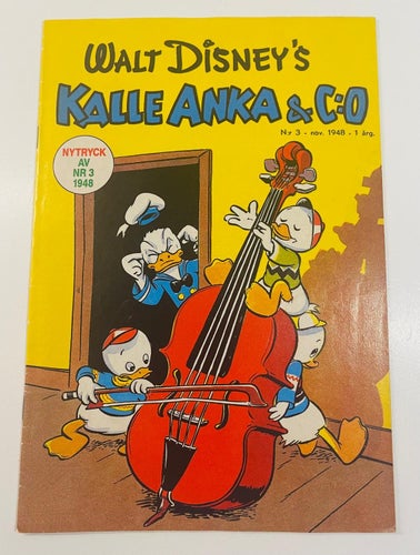 Kalle Anka , Nr 3 - 48 - OBS ! Nytryck