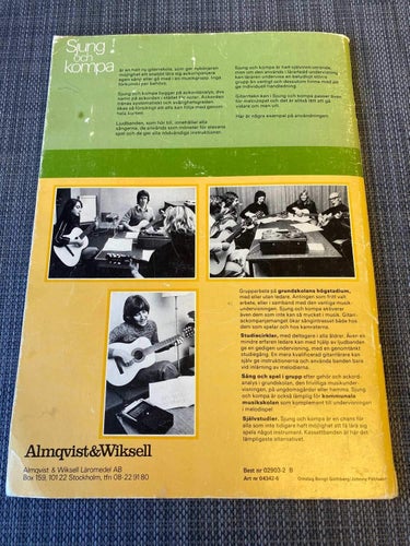 Göran Swedrup - Sjung och kompa - Gitarrskola för ackordspel