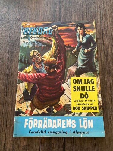 Tidningen Rekord med Sportrevyn nr 40 1965
