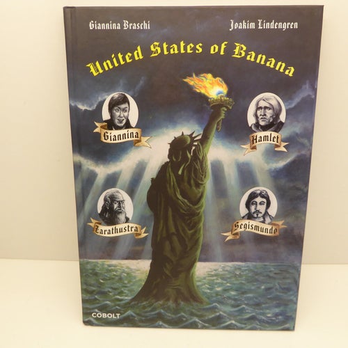 United States of Banana 2017 av Joakim Lindengren Hårdpärm, Cobolt, Nyskick