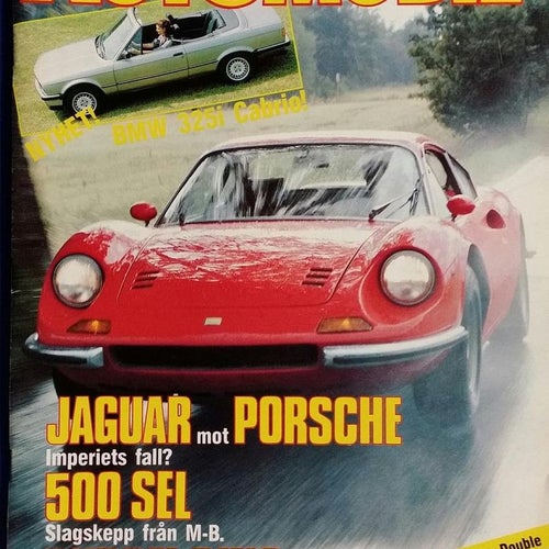 Automobil nr 9 1985: Jaguar XJS, Porsche 928 S, Mercedes 500 SEL, BMW 325i E30