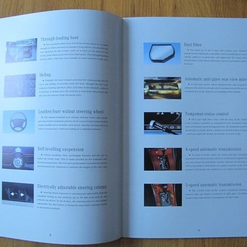 Broschyr - Special Equipment for Mercedes-Benz Cars (fr. 95)