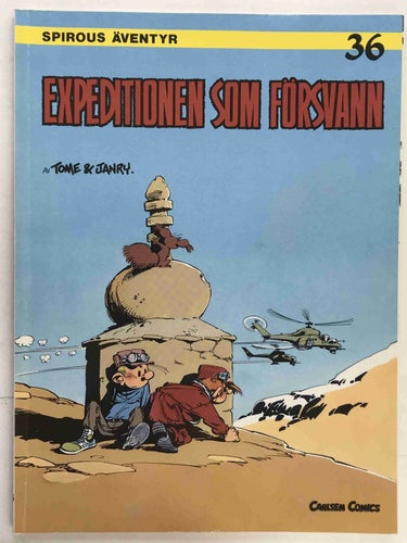 Spirou - 36. Expeditionen som försvann. FN