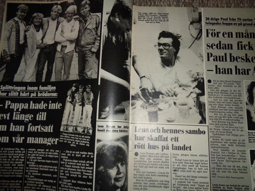 Hänt nr30 1986 Joan Collins Dynastin, Herreys, Måns Herngren, Arne Treholt