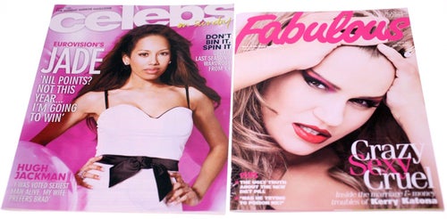 Celebs on Sunday/Fabulous magazine bundle-May 2009-Kerry Katona-NEW-Weight 212g