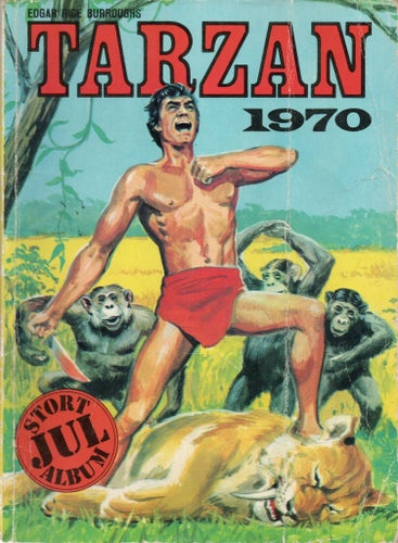 Tarzan 1970 Stort julalbum av Edgar Rice Burroughs