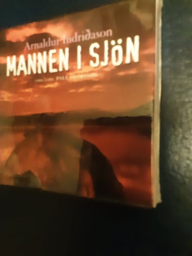 Mannen i sjön - Arnaldur Indriðason ljudbok cd inplastad