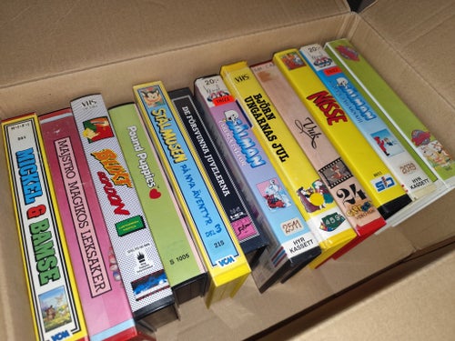 Sällsynta Barnfilmer på Hyr VHS - Tecknat och Barnprogram