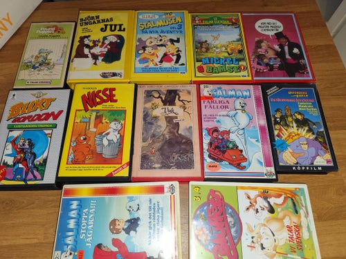 Sällsynta Barnfilmer på Hyr VHS - Tecknat och Barnprogram