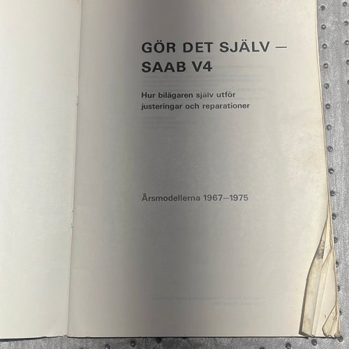 GÖR DET SJÄLV - SAAB V4, Årsmodellerna 1967-1975