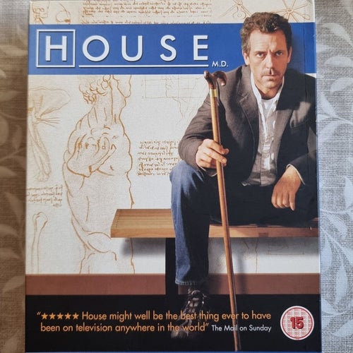 House M.D. - Säsong 1 DVD Engelskt tal. Ingen text.