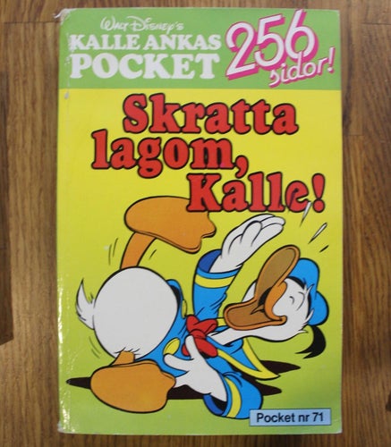 KALLE ANKA POCKET NR 71 1986