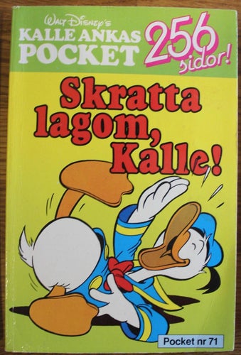 KALLE ANKA POCKET NR 71 1986