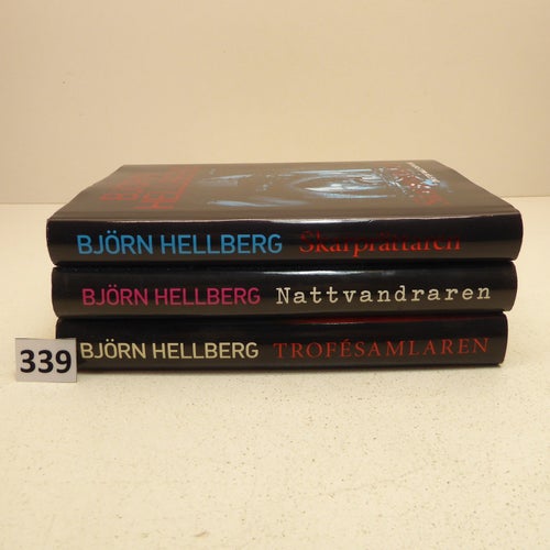 Björn Hellberg x3 Bokpaket med hårdpärm - Titlar i beskrivning
