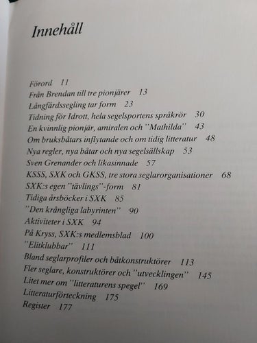 Bok Blå Horisont Svenska Kryssarklubben Mått 15 cm x 21,5 cm