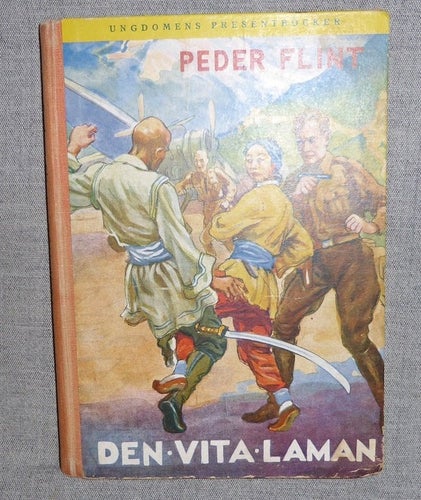 Peder Flint - Den vite Laman. Illustrerad