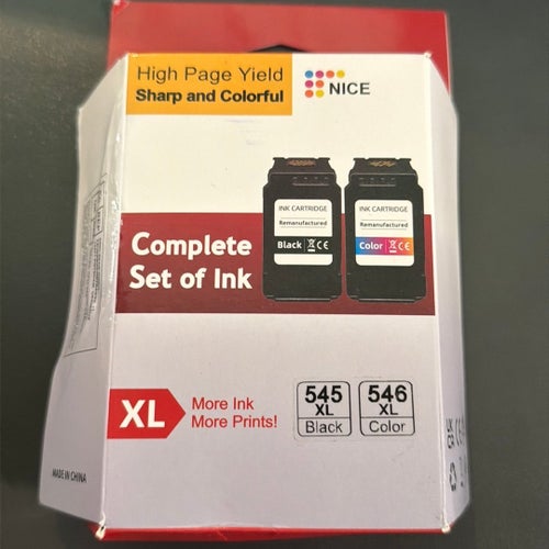 Printer ink for Canon 545XL, 546XL (5psc)