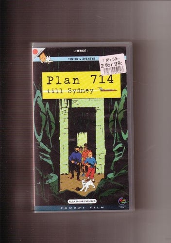 Herge` - Tintins äventyr - Plan 714 till Sydney