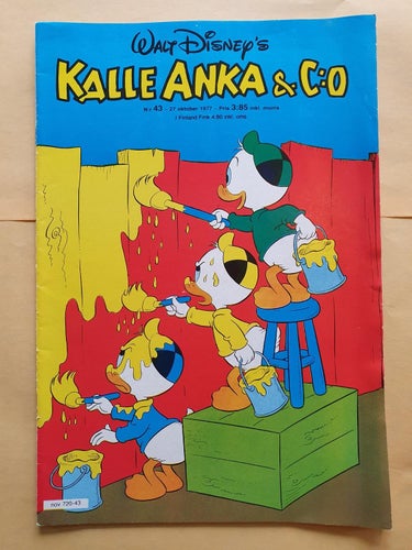 Kalle Anka & Co nr 43 från 1977