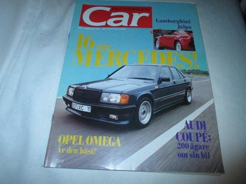 CAR NR 2 1987. 16 SIDOR MERCEDES , OPEL OMEGA ,M.M
